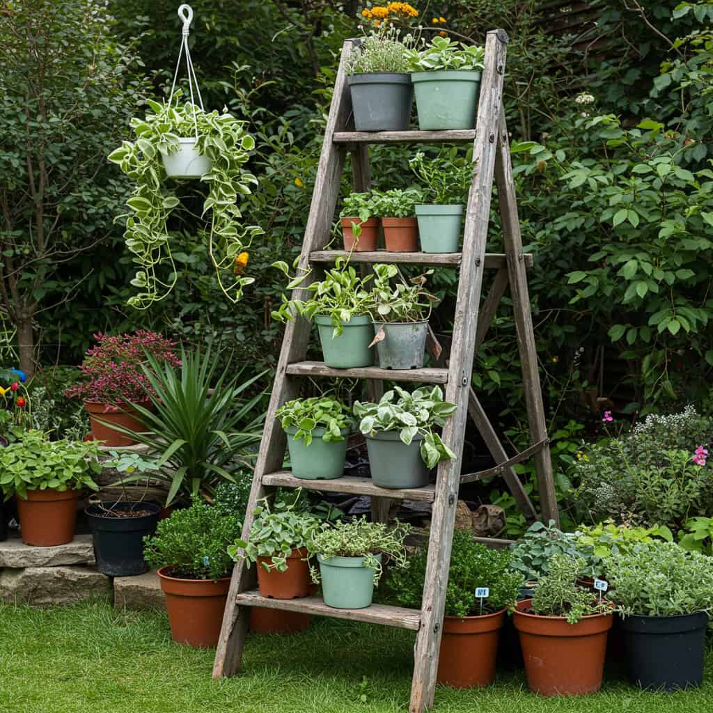 9. Suporte para Plantas com Escadas Antigas