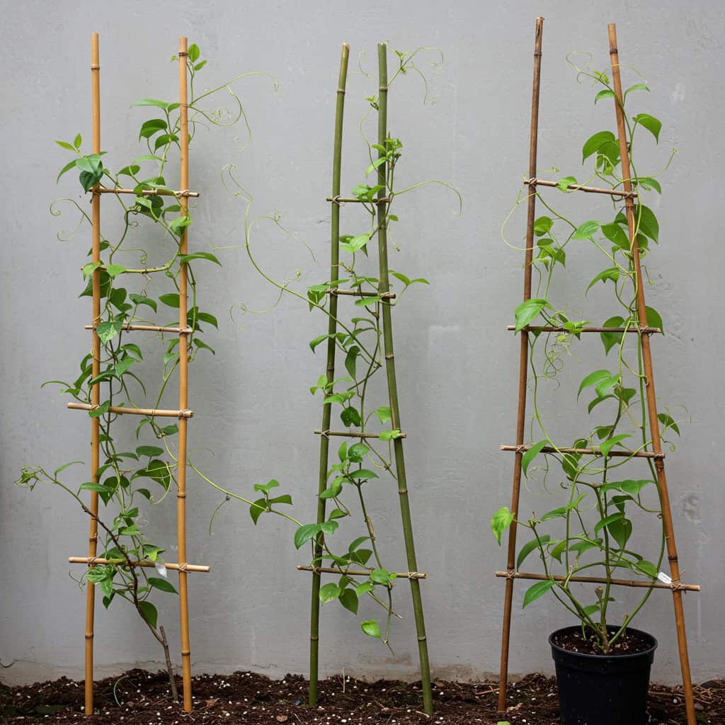 Faça uso de Estacas e Tutores