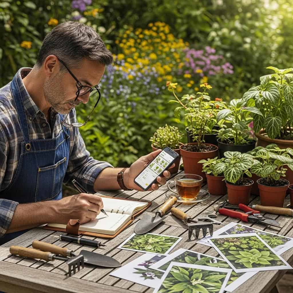 Documente o Progresso do Seu Jardim