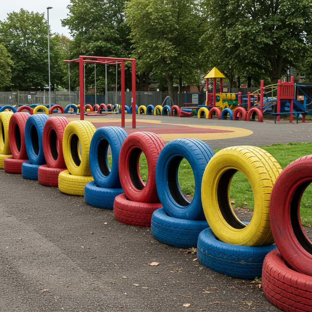 12. Cerca de Pneus Reciclados