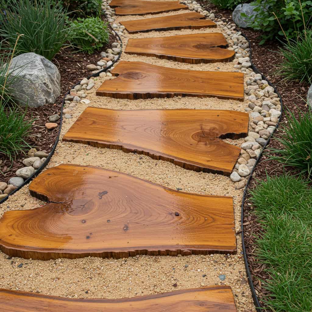 10. Caminhos de Troncos de Madeira