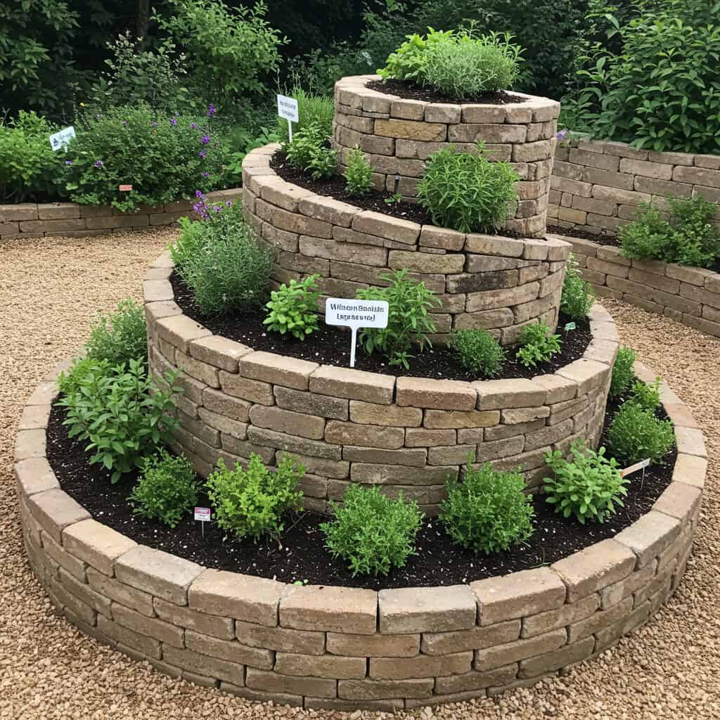 13. Espiral de Ervas Aromáticas