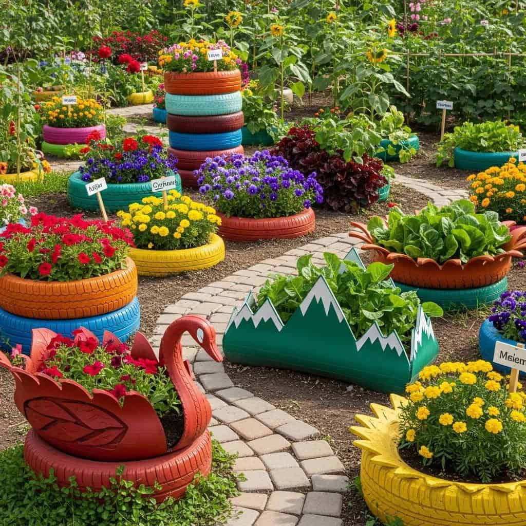 16. Reaproveitamento de Pneus como Vasos