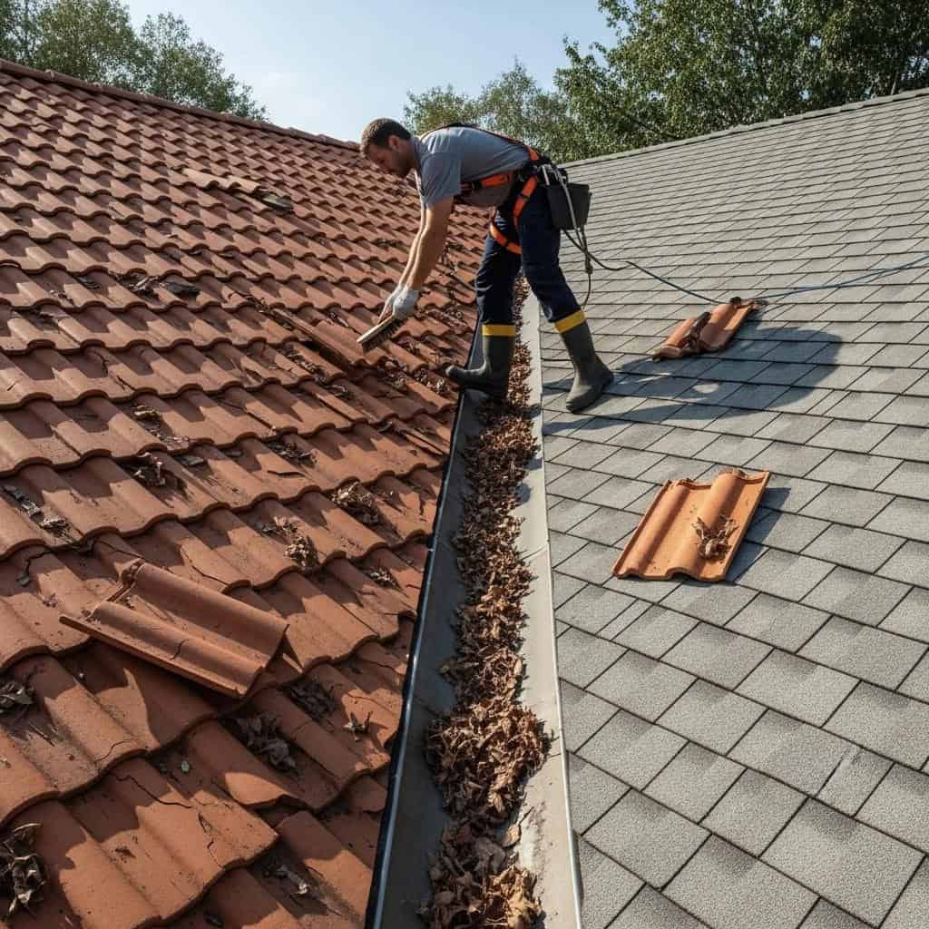 2. Revisão do telhado