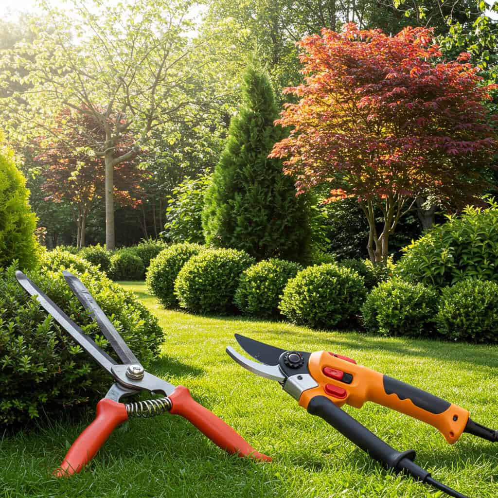 10. Cuidados com o jardim e poda de árvores