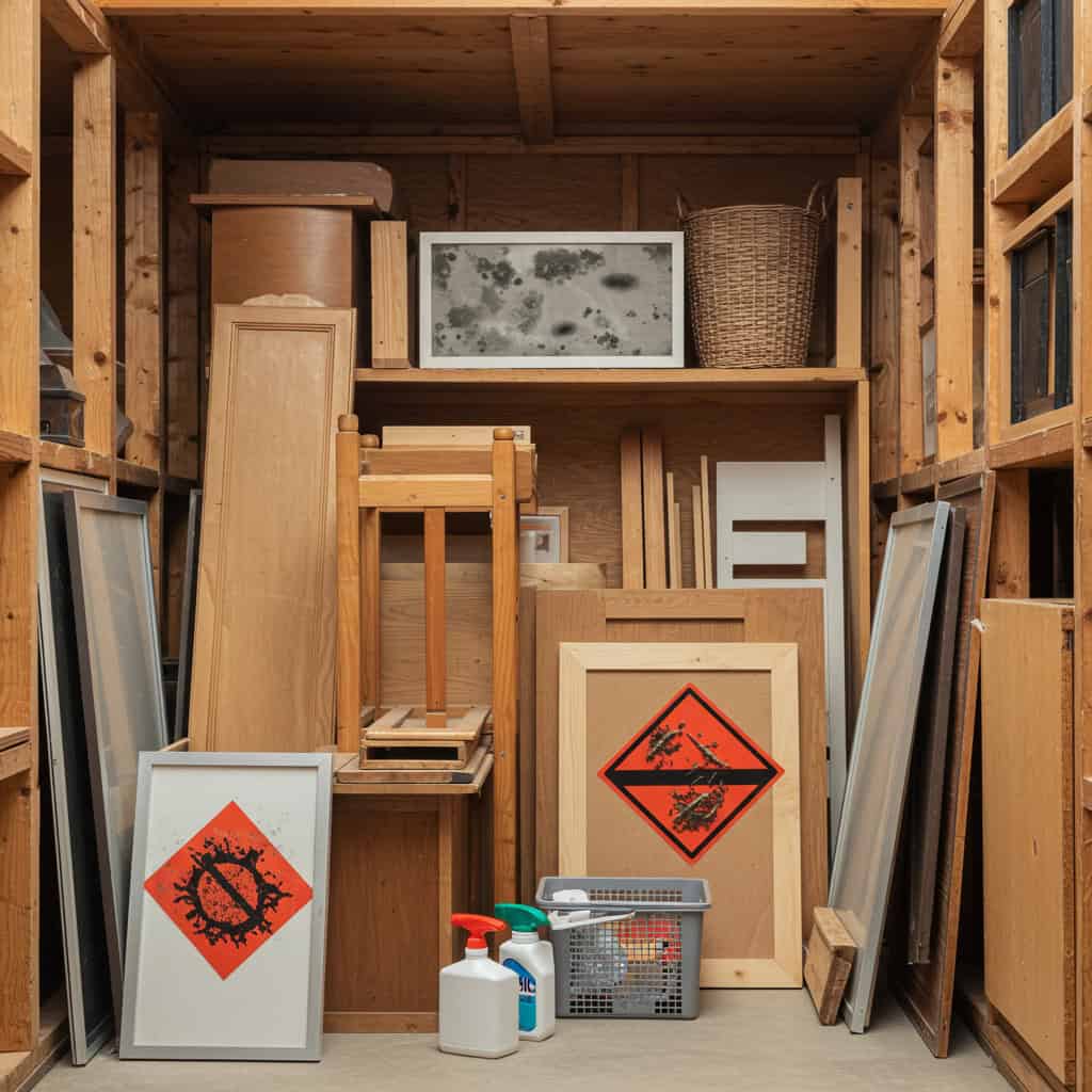 17. Checagem de móveis e objetos estocados