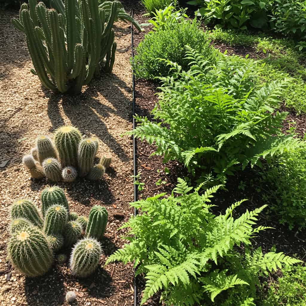 10. Misturar Plantas com Necessidades Diferentes