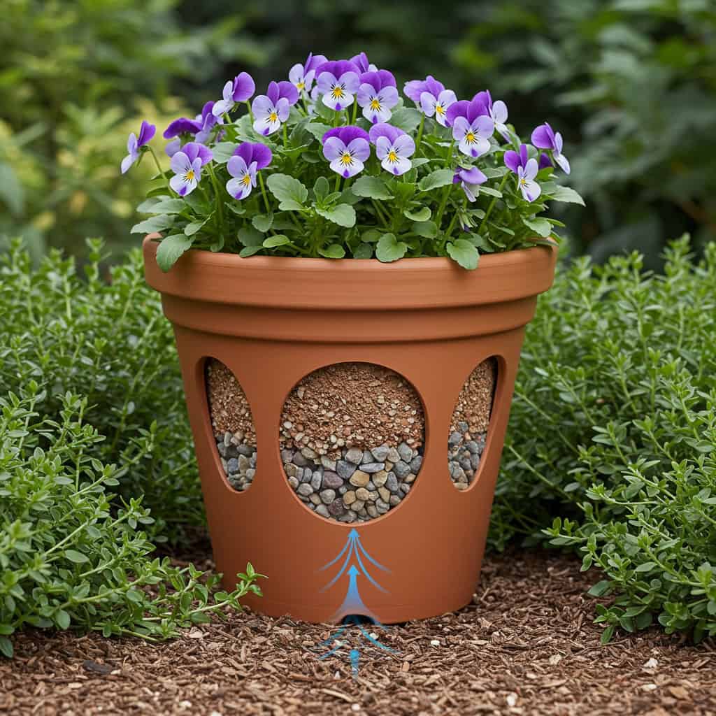 13. Plantar em Vasos sem Boa Drenagem