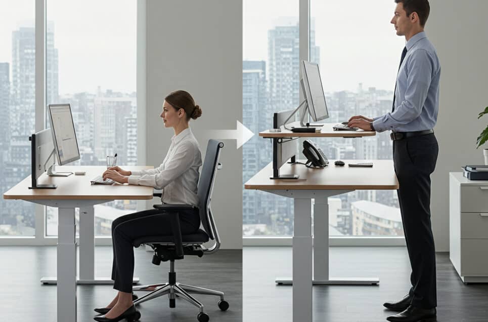Quanto Tempo Você Deve Passar Sentado Versus em Pé? Novas Pesquisas Revelam a Mistura Perfeita para a Saúde Ideal
