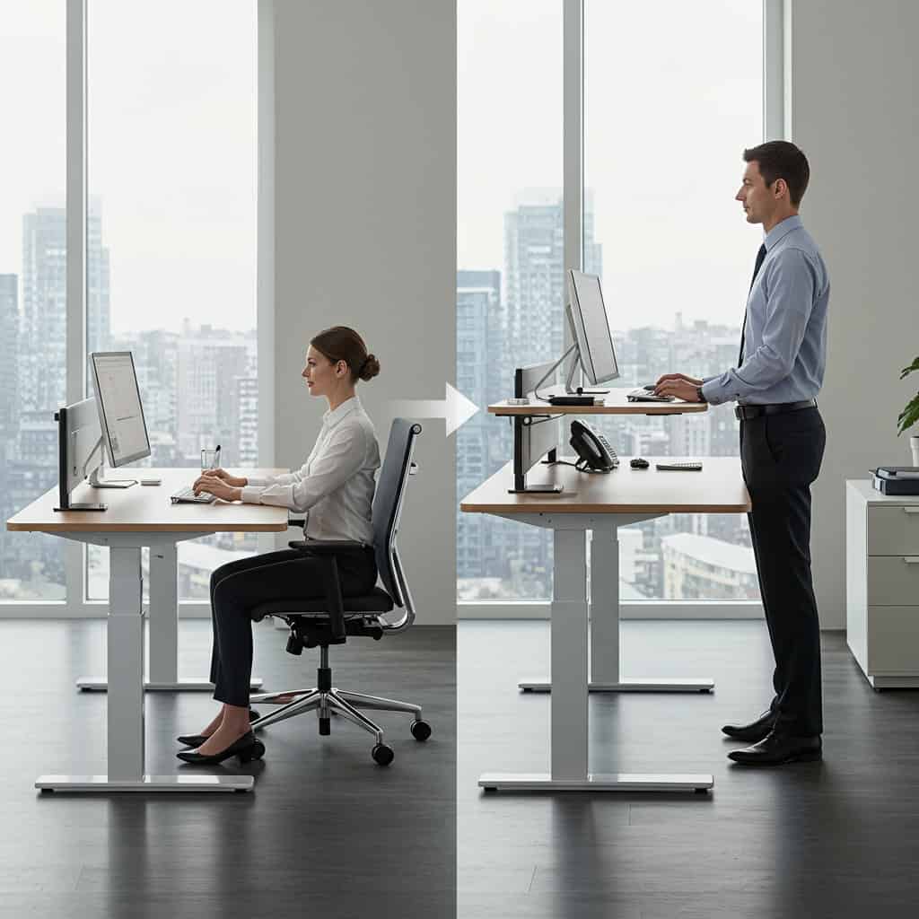 Quanto Tempo Você Deve Passar Sentado Versus em Pé? Novas Pesquisas Revelam a Mistura Perfeita para a Saúde Ideal