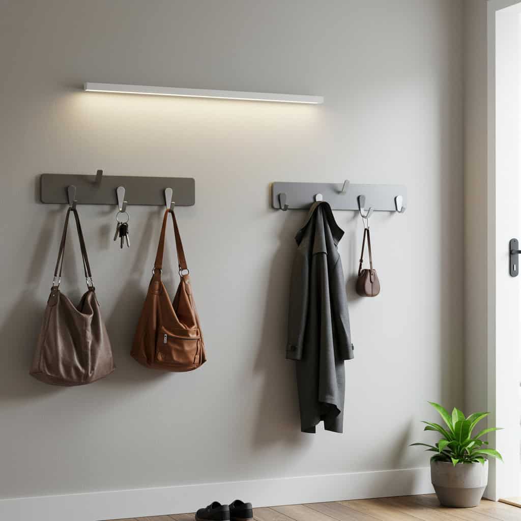 9. Instale Ganchos e Cabideiros