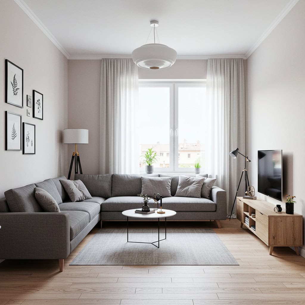 7. Móveis Encostados nas Paredes