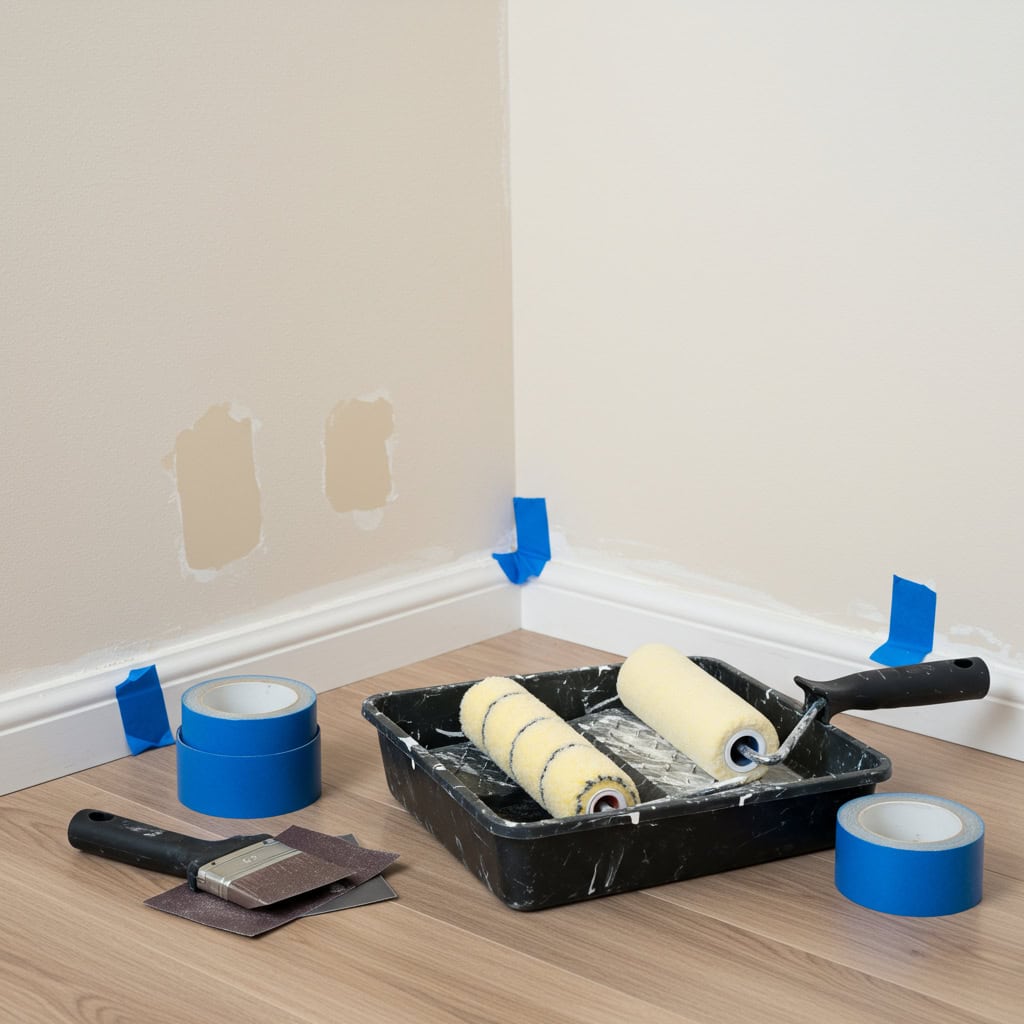 5. Pintar pequenas áreas