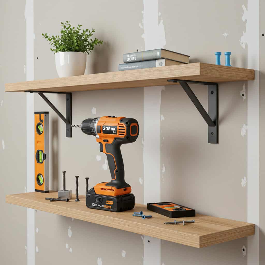 11. Instalar prateleiras e suportes