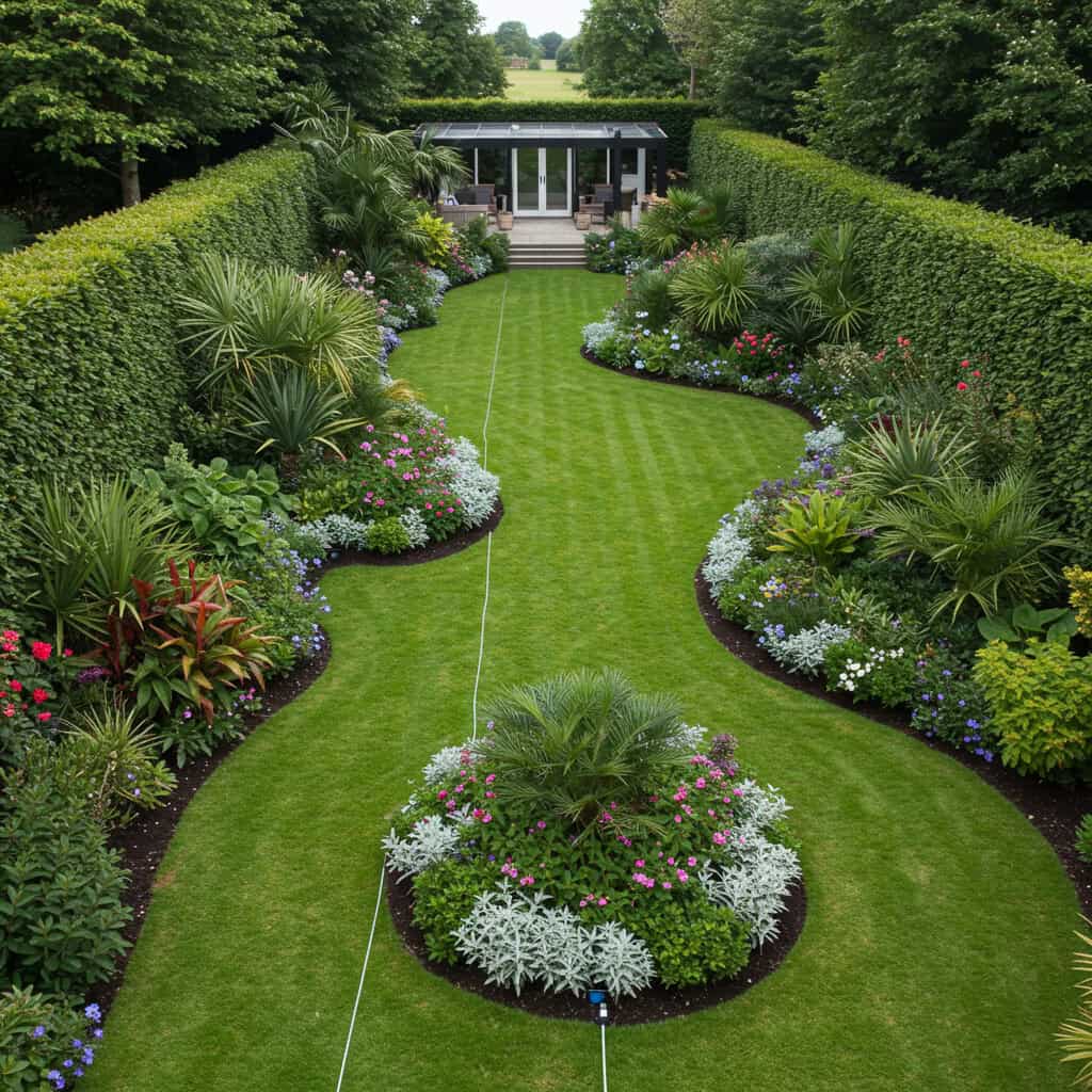 9. Jardins e paisagismo de alta manutenção