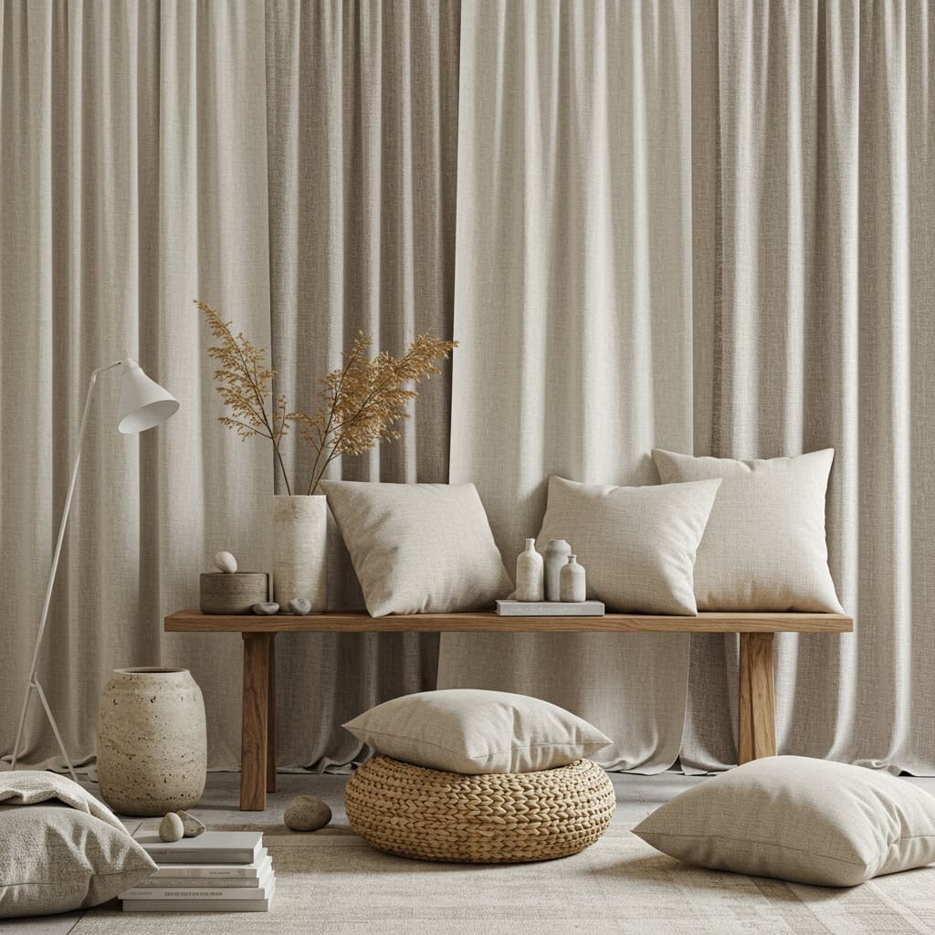 Passo 4: Combine Texturas e Materiais para Valorizar Tons Neutros