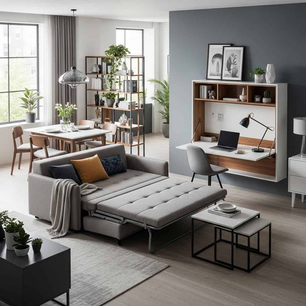 12 Ideias Criativas para Projetar Espaços Multifuncionais