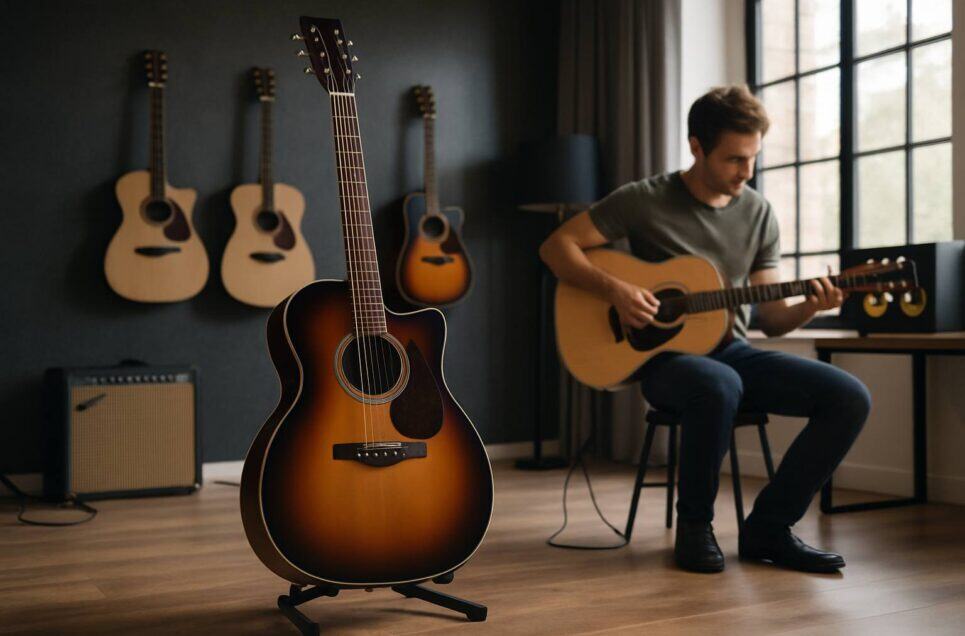 Conecte e Toque: As Melhores Violões Eletroacústicos para Estúdio e Palco