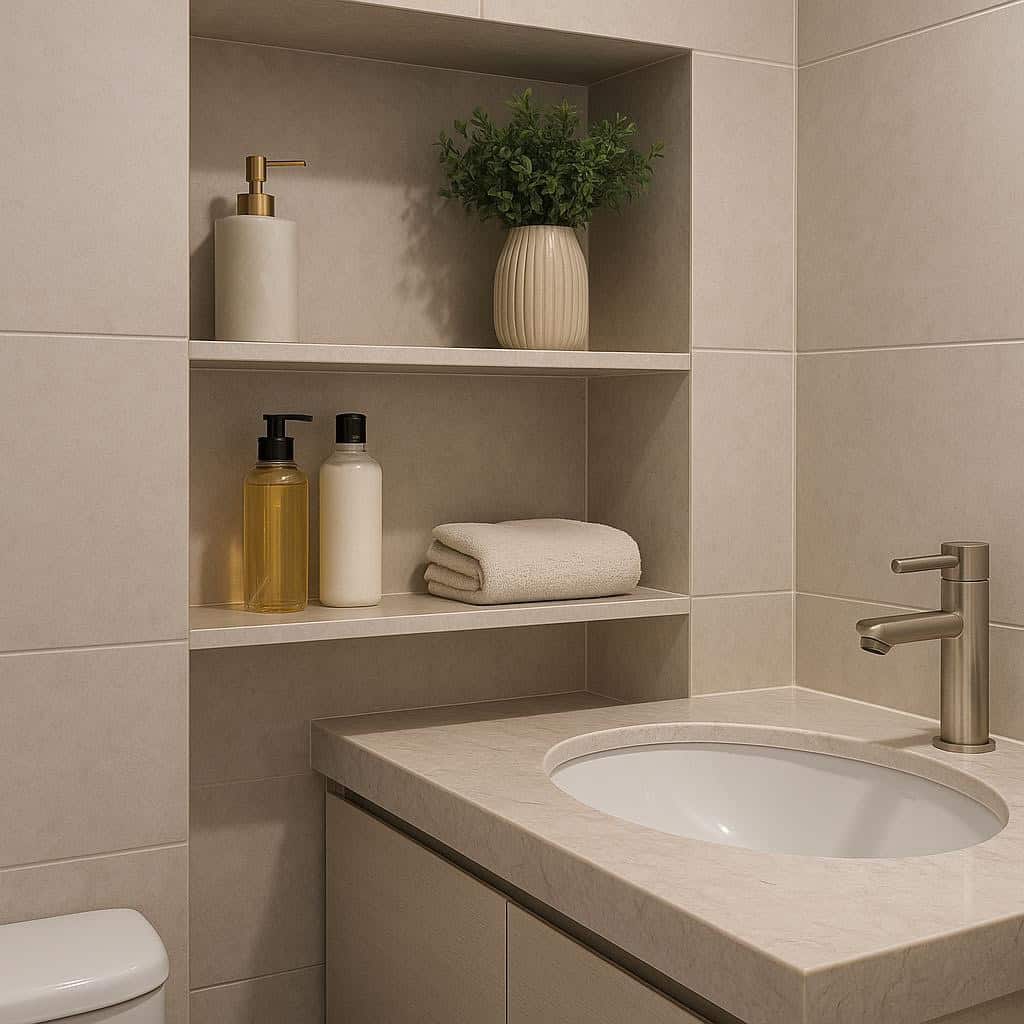 2. Nichos Embutidos nas Paredes