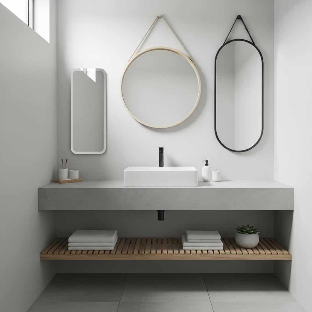 4. Invista em Espelhos Decorativos