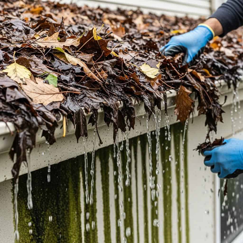 1. Limpeza e inspeção das calhas