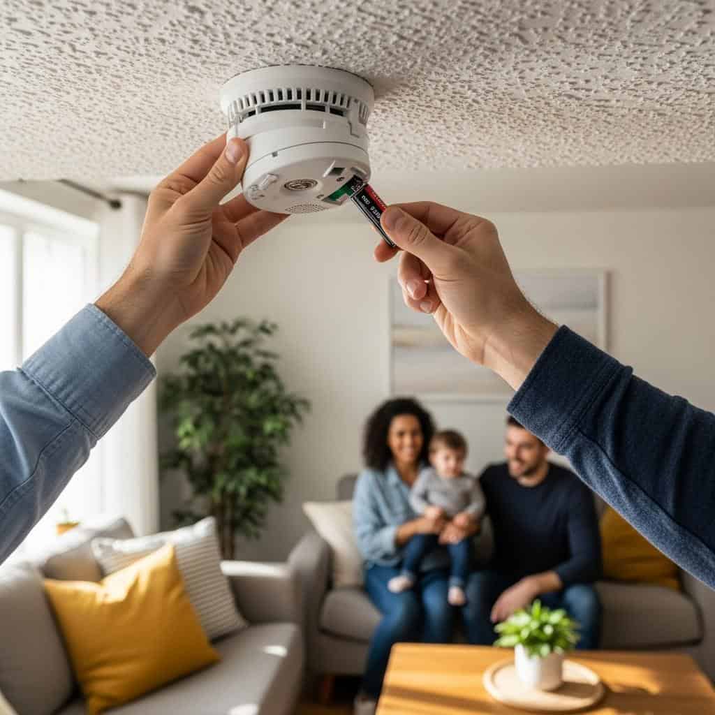 4. Teste dos detectores de fumaça e monóxido de carbono