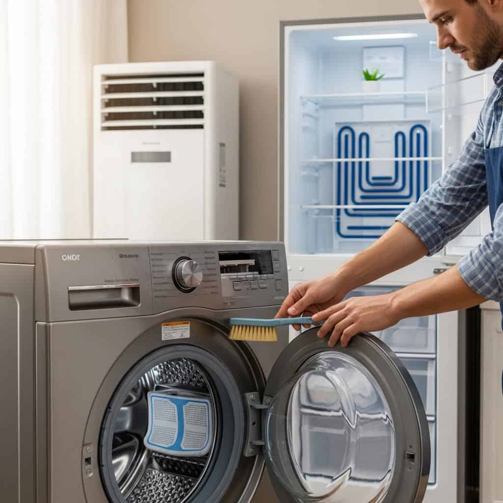 9. Limpeza e manutenção de eletrodomésticos
