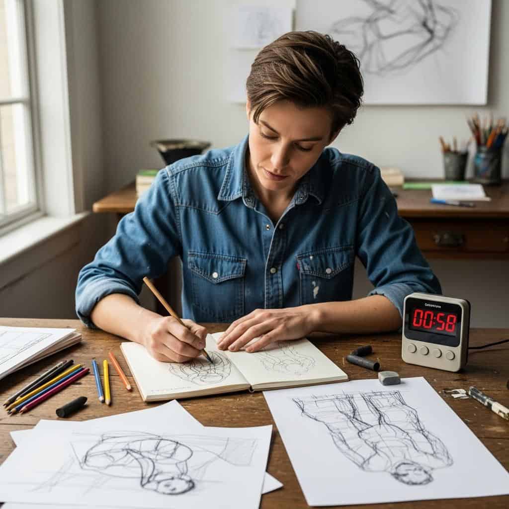 8. Uso de Temporizador para Desenhos Rápidos