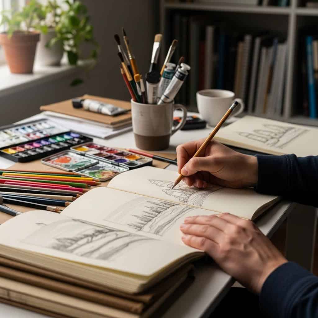 12. Diário Visual ou Sketchbook Diário